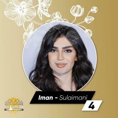 A candidate competing for Miss Kurdistan 2018